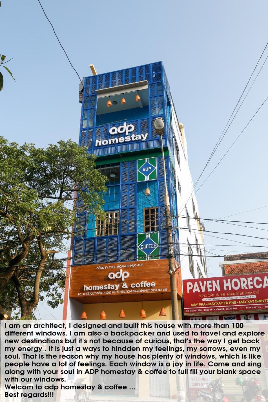 Adp Homestay & Coffee Dong Hoi Exteriör bild